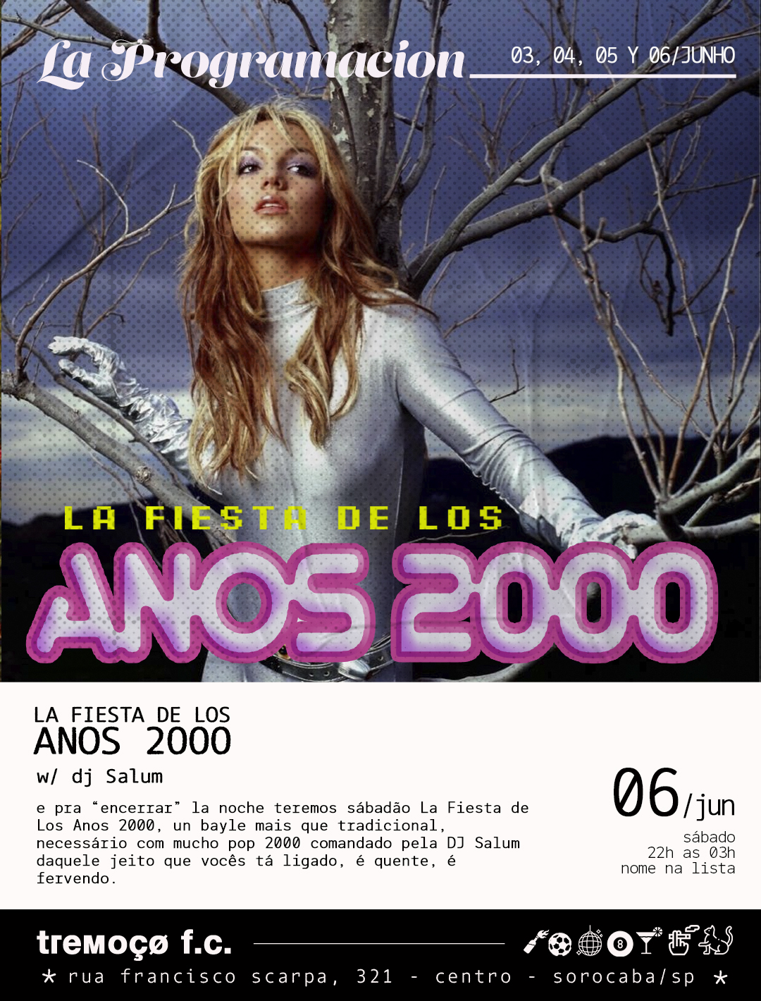 tremoçø apresenta – anos 2000 – 06/06 – sábado