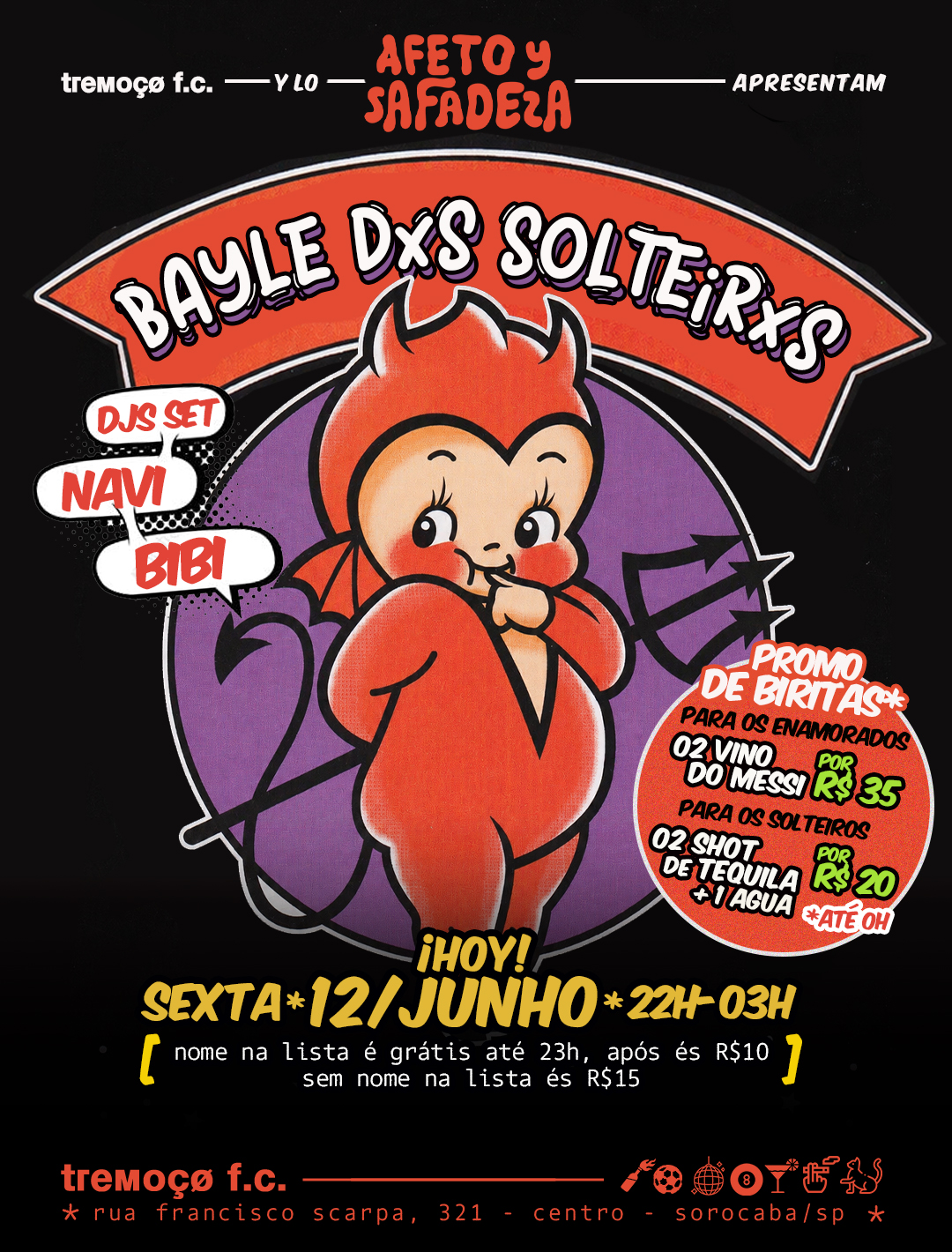 tremoçø apresenta – funkeras – 19/06 – sexta